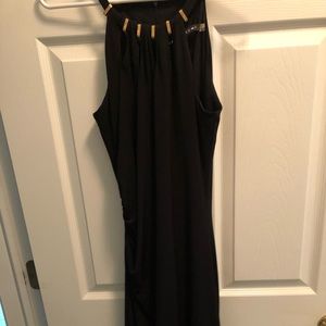 Ivanka Trump Black & Gold Cocktail Dress ~ Size 8 ~ Like New